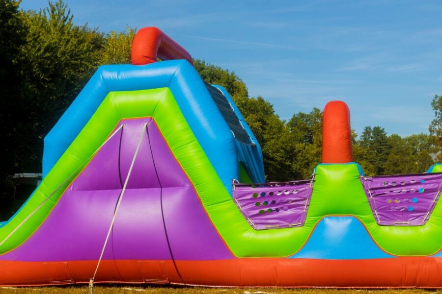 outdoor bouncy castle